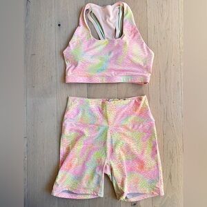 Fabletics Sports Bra & Shorts